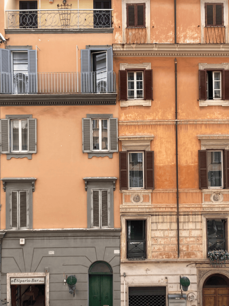 the Ledbury glass on the Tiber River